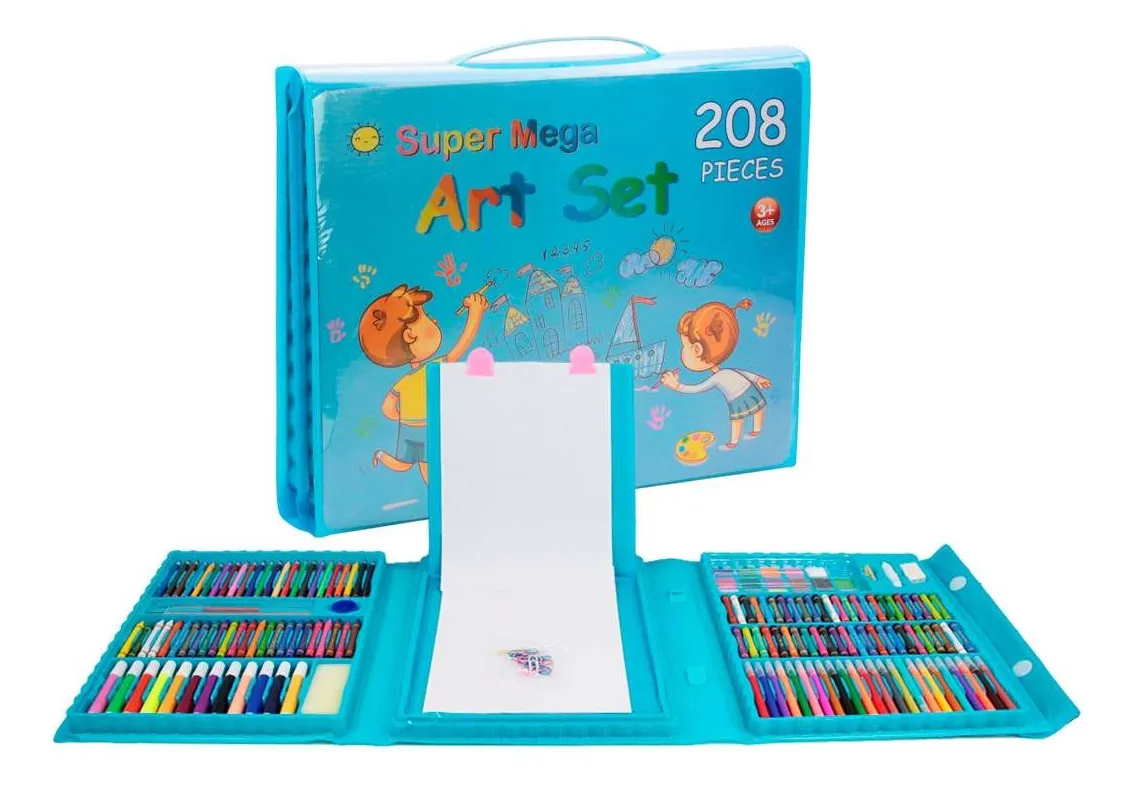 Maleta Arte Escolar Super Mega 208 Piezas - Imagen 3