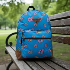 Mochila Urbana Diseño Con Bolsillos Tela Gruesa y Eco Cuero