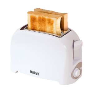 Tostadora Marvo HST-006 2 Panes Color Blanco - Starmart